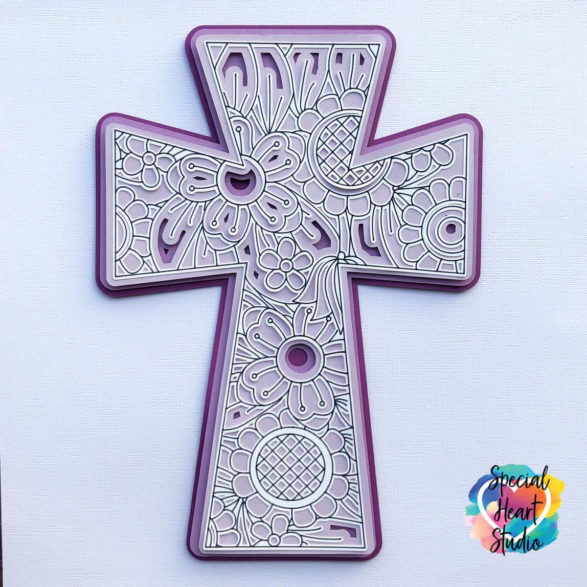 Download 3D Cross Mandala Svg Free For Crafters - Free Layered SVG ...