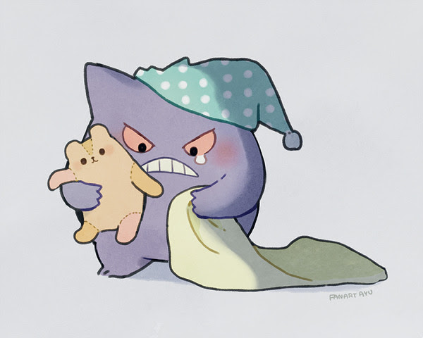 驚くばかりゲンガー かわいい イラスト 子供のためだけに着色