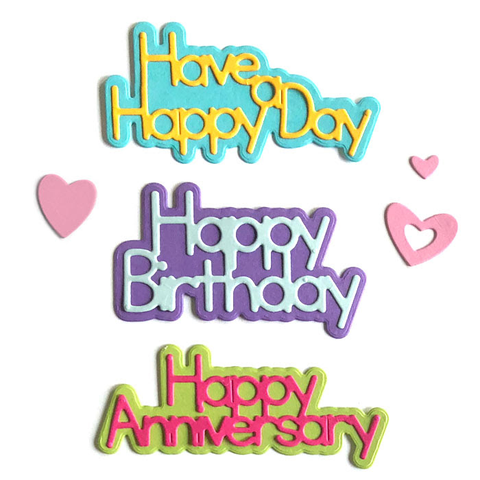 Image of Happy Sentiments Die Set
