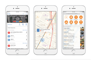 apple maps transit