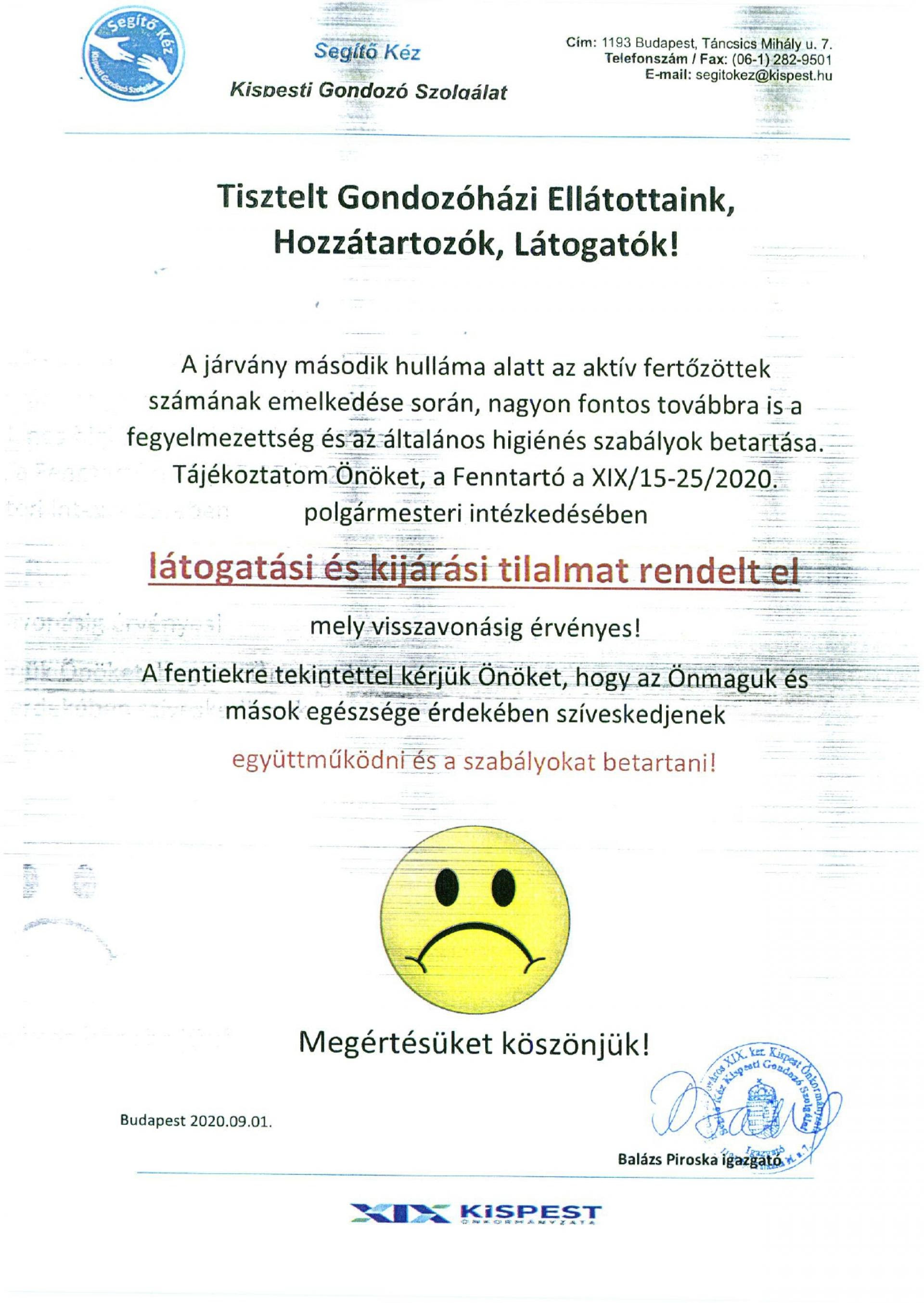 Find and follow posts tagged kijárási tilalom on tumblr. Segito Kez Kispesti Gondozo Szolgalat
