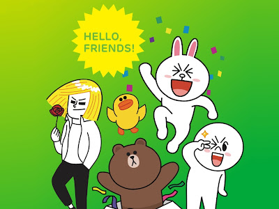 【ロイヤリティフリー】 Line キャラクター 壁紙