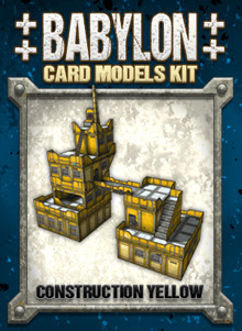 Spaceport Containers Card Models Kit Dave Graffam Models Sci Fi Wargame Vault
