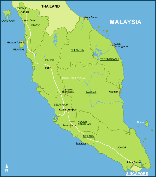 Image result for Malaysia geo map