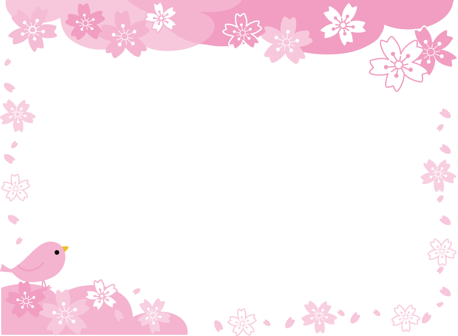 かわいいディズニー画像 ベスト50 桜 メッセージ 枠 イラスト