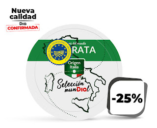 Queso burrata italiana, Dia Selección Mundial 150g