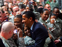 24 heartwarming photos of America's commander-in-chief with the military