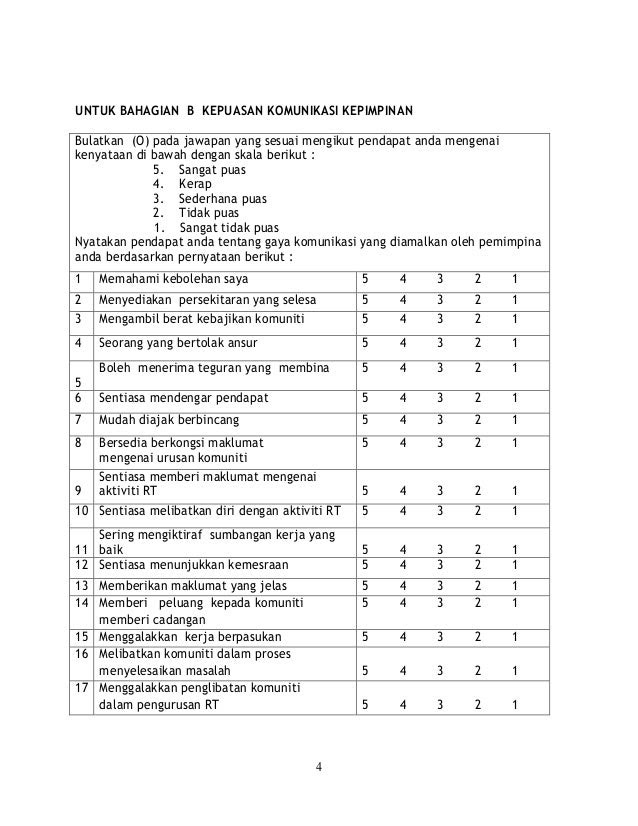 Contoh Soalan Soal Selidik Tentang Masyarakat Setempat Klewer Q