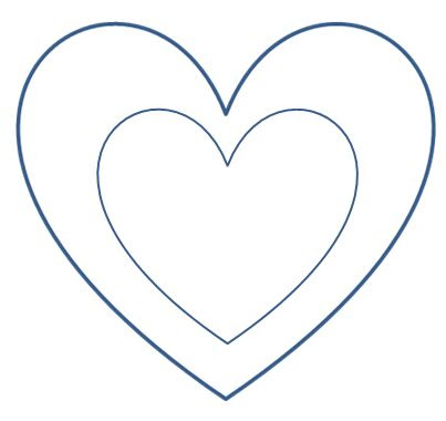 Selbstklebende schablonen für glitzer tattoos und temporary tattoos. Herz Lesezeichen Ausdrucken Mache Selber