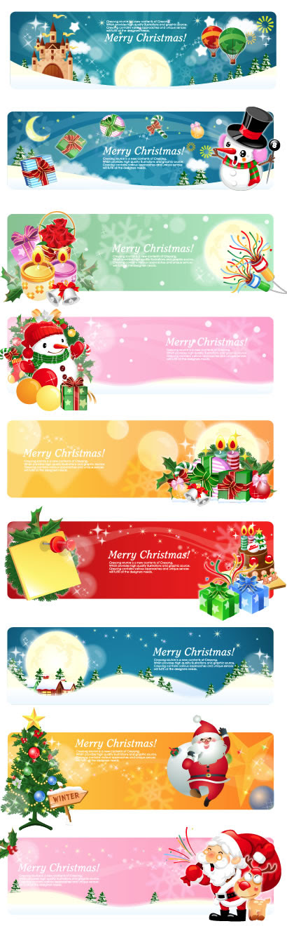 最高クリスマス フリー 素材 バナー 全イラスト集