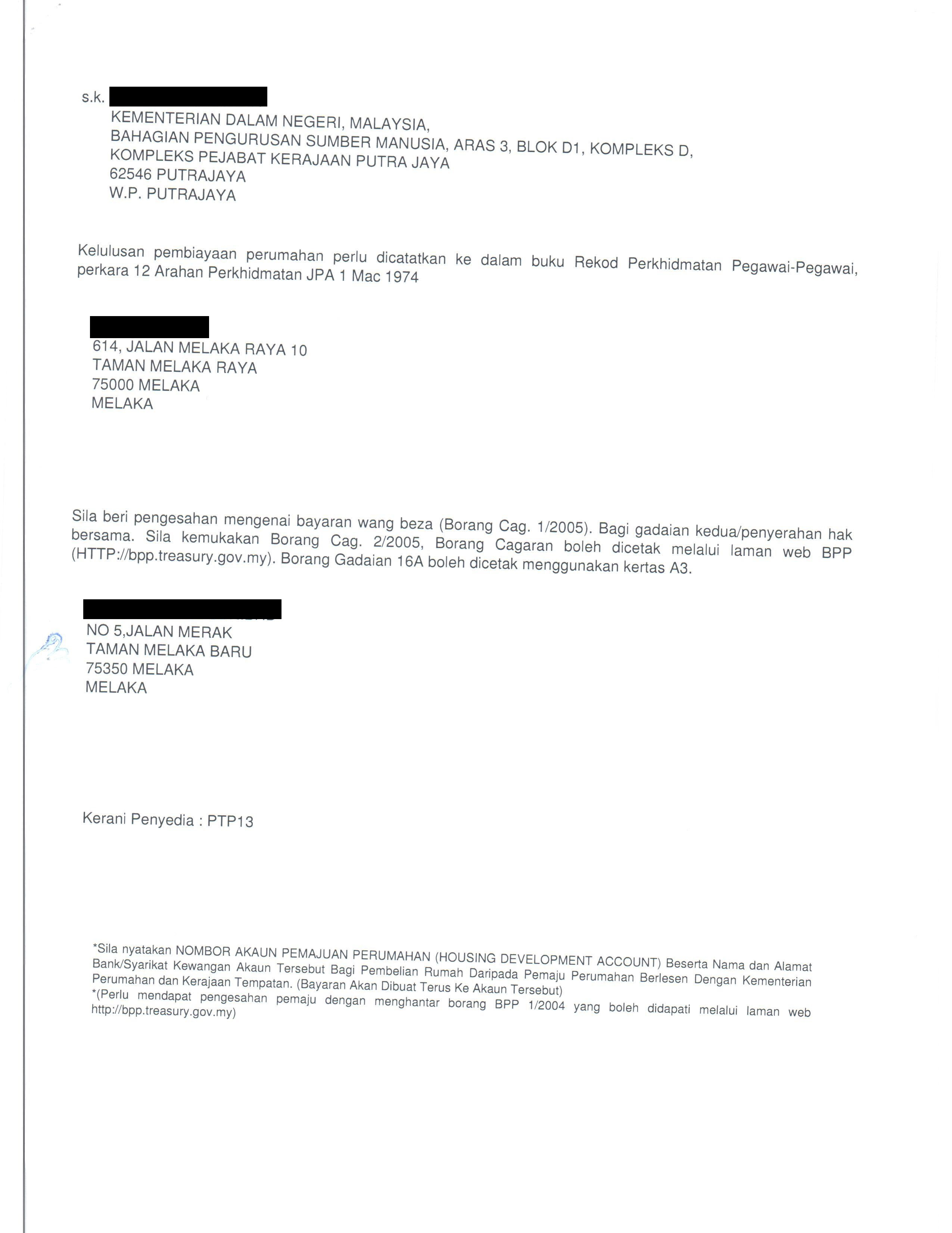Contoh Surat Rasmi Rayuan Kerajaan - Rasmi Ru