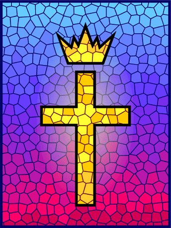 They can be designed in many different colors, solid beautiful streaky pink glass makes this cross shine. Cross Stained Glass Windows Clip Art Library