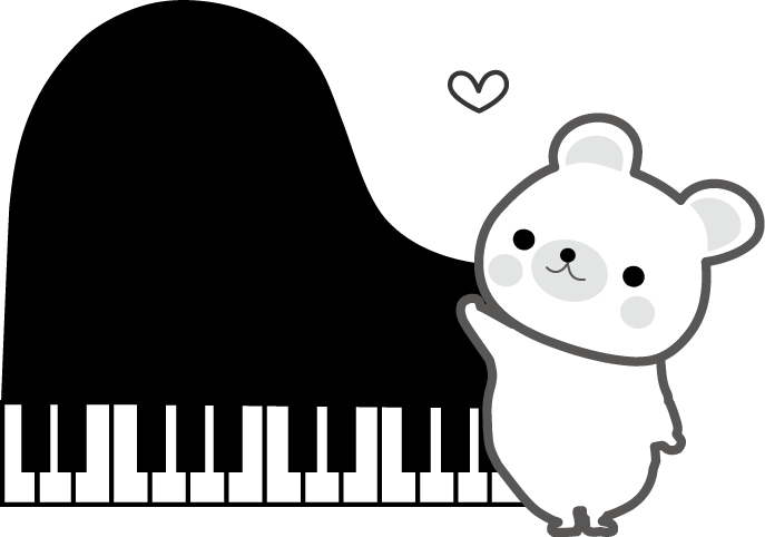 かわいいディズニー画像 上おしゃれ ピアノ イラスト かわいい