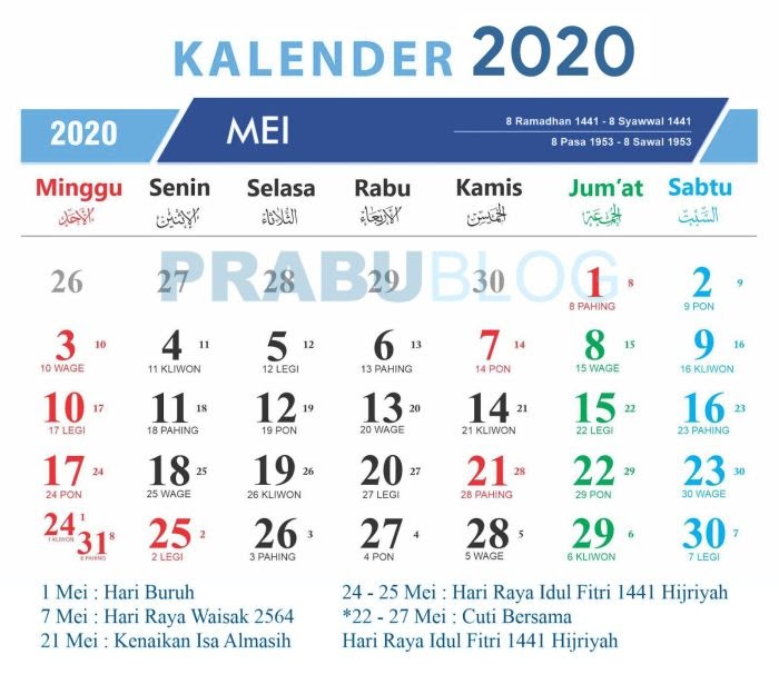 58+ Populer Kalender Jawa 2020 Togel, Kalender Jawa