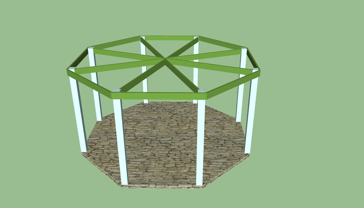 Bench Plan: Octagonal arbor plans