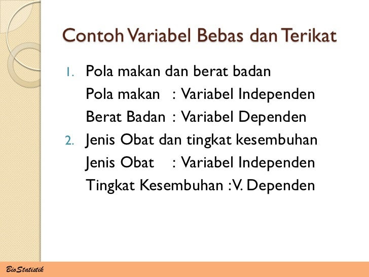 Contoh Hipotesis Variabel Bebas Dan Terikat - Syd 