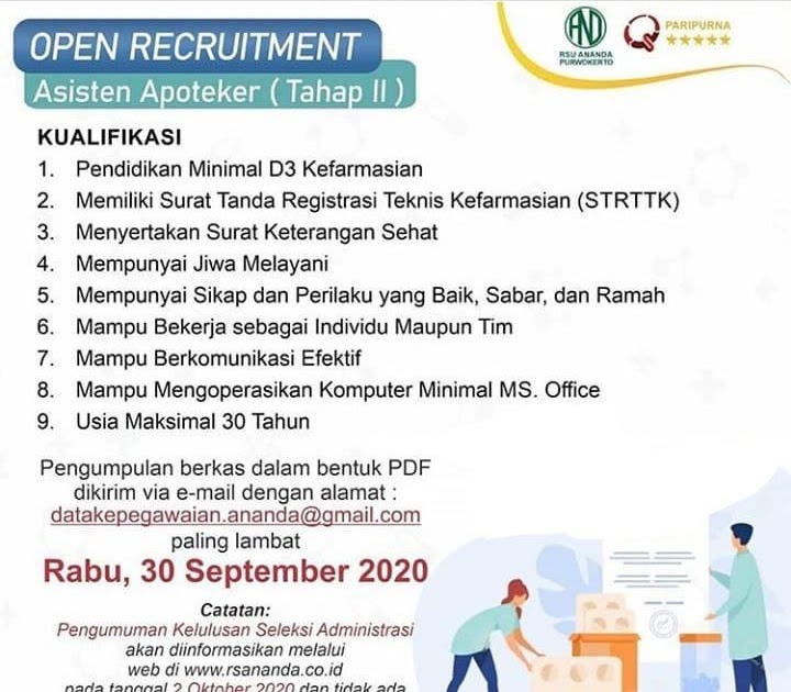 Loker Asisten Apoteker Di Puskesmas Area Garut - Lowongan ...