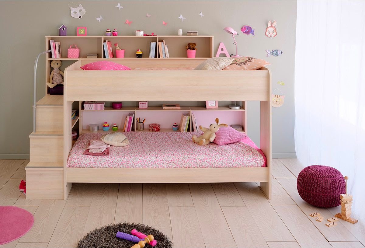 Layering a simple bed frame on top of an oversized rug can instantly amplify your space and make it appear larger. 40 Beautiful Kids Beds That Offer Storage With Sweet Dreams