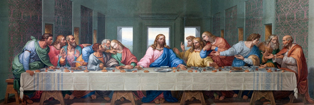 Most of the action takes place in the interior rooms and corridors of the castle and one scene is set in a nearby cemetery. The Last Supper By Leonardo Da Vinci Print On Canvas Warblers