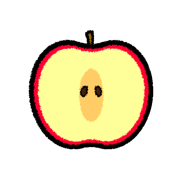 美しい花の画像 トップ100りんご イラスト 手書き