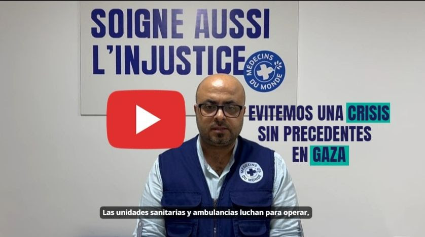  Mahmoud Isleem, Field Coordinator de Médicos del Mundo, nos habla de la situación crítica que se vive en Gaza y las necesidades actuales de la población