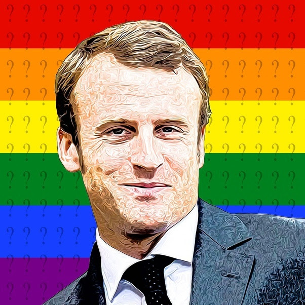 Image result for macron gay flag