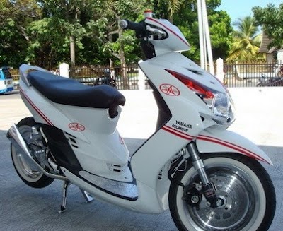 Modifikasi Motor Mio Fino Warna Hitam - Nelpon m
