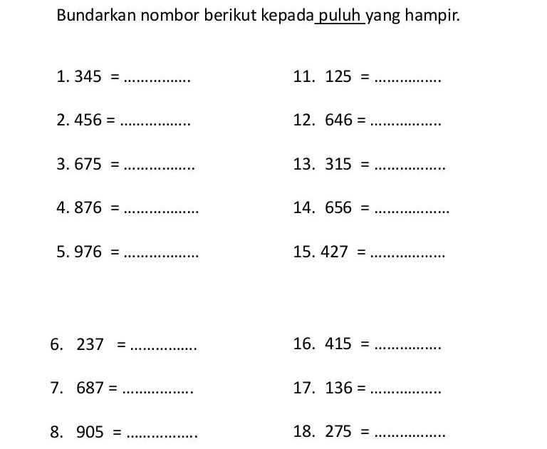 Soalan Ujian Matematik Tahun 3 2019 - Viral Blog l