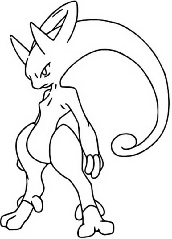 Pokemon Coloring Pages Mega Mewtwo Y : Download and print these pokemon