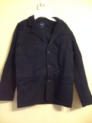On Sale Gap Kids Boy Knit Schoolboy Blazer Blue Galaxy NWT Size XL