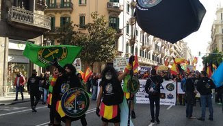 Manifestació de Jusapol a Barcelona. 10.11 (@Nil_Via)