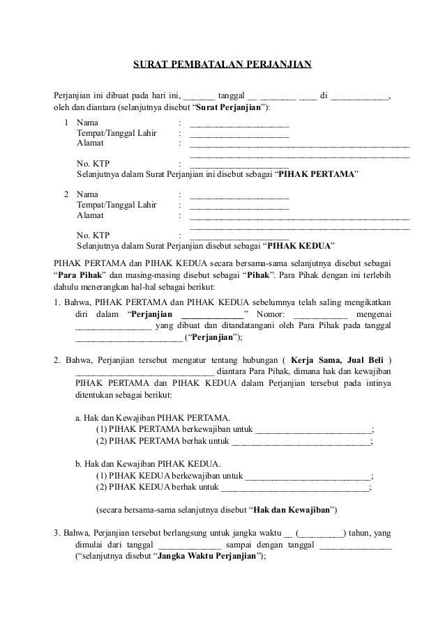 Contoh Surat Agreement Rumah Sewa - Surat 26