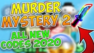 Murder Mystery 2 Codes 2021 Not Expired - Roblox Murder ...