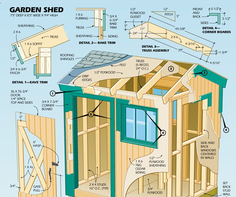 Learn to build shed: Topic Free printable wood shed plans