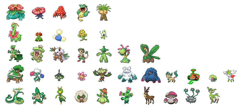 ほとんどのダウンロード 草タイプ ポケモン 検索画像の壁紙