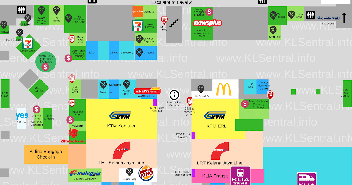 nu sentral directory map