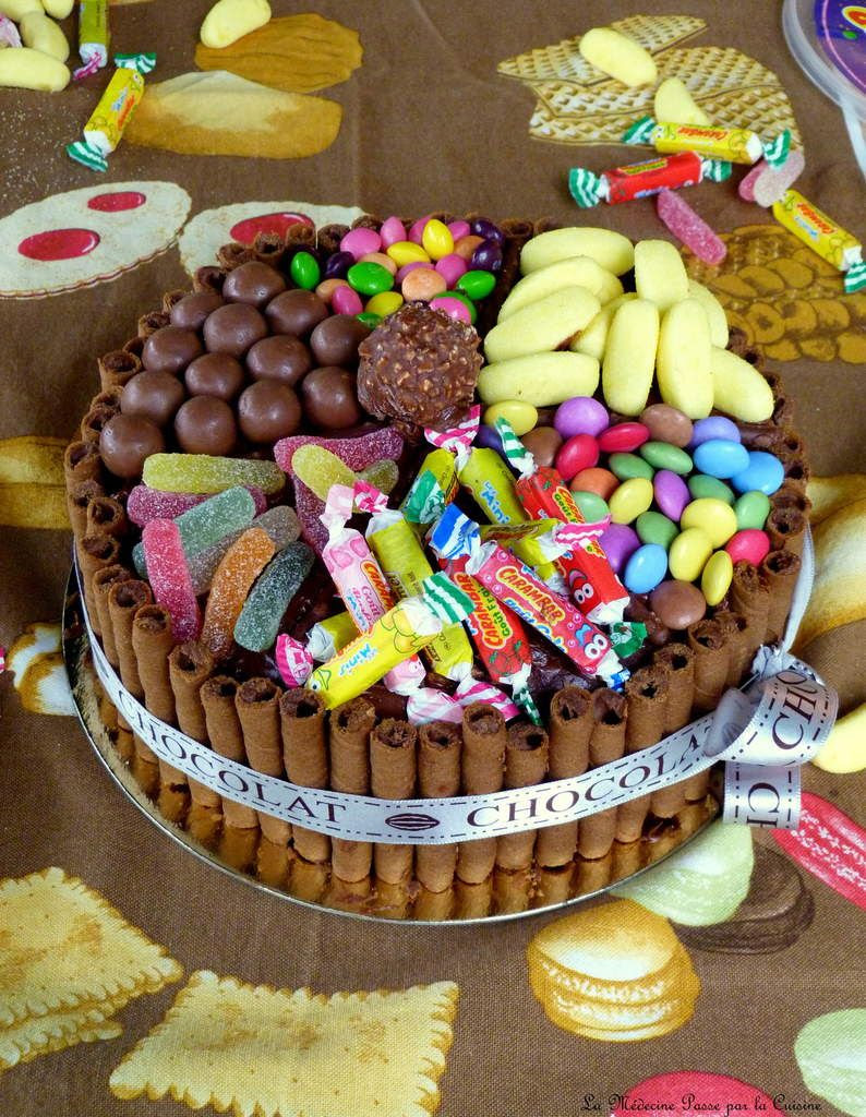 Gateau De Bonbons Pour Anniversaire A Faire Soi Meme