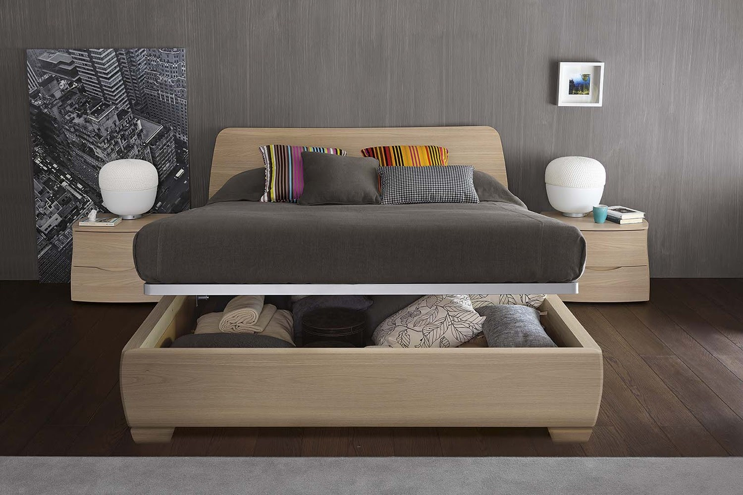 Piedini Letto Contenitore / Letto matrimoniale contenitore ...