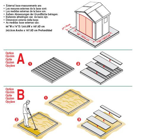 All Con: How to build a base for a rubbermaid shed