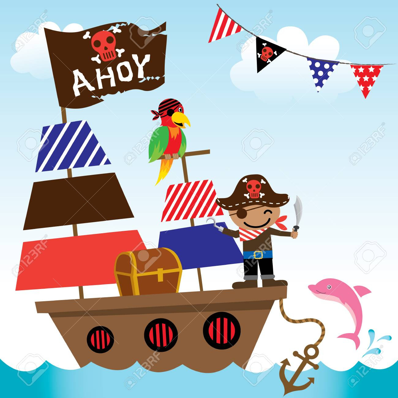 かわいいディズニー画像 心に強く訴えるかわいい 海賊 船 イラスト 簡単