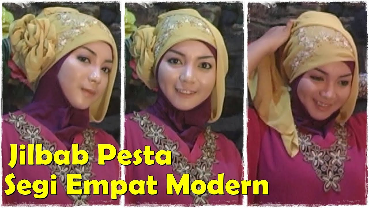 27 Kumpulan Tutorial Hijab Pesta Tile Paling Fenomenal Tutorial