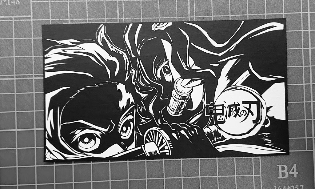 綺麗な切り絵 アニメ 下絵 アニメ画像
