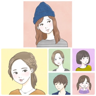 トップ100ゆるい 似顔絵 イラスト かわいい 全イラスト集