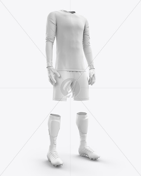 Download Download Men's Full Soccer Goalkeeper Kit mockup (Hero ...