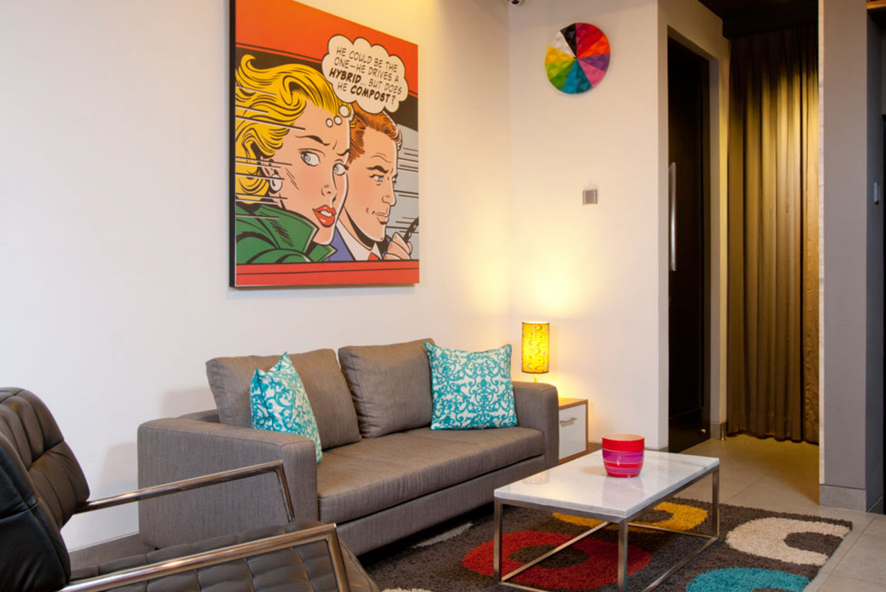 Desain Ruang  Keluarga  Pop  Art  Arsihome