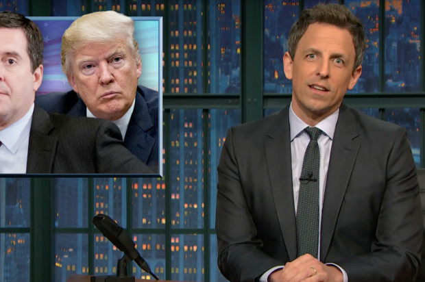 WATCH: Seth Meyers wants to get to the bottom of Devin Nunes' investigations