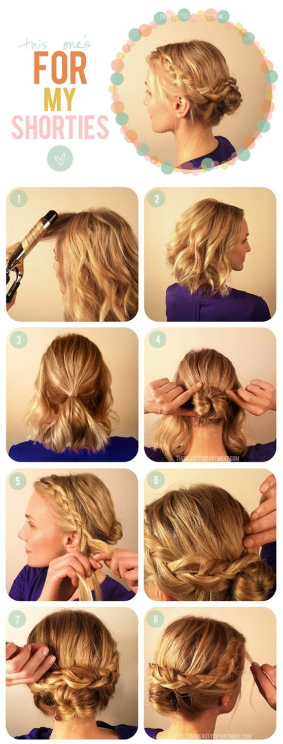 Updo hairstyles are perfect for formal occasions, like a wedding or a prom, which require a hairstyle that is elegant, works with your dress and accessories, and suits your personal attributes perfectly. 15 Braided Updo Hairstyles Tutorials Pretty Designs
