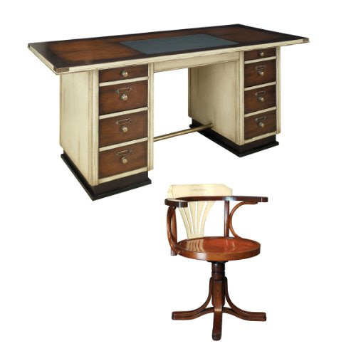 Our list of the best office desks in 2021 means that no matter whether you're after a desk (or as some call it, a workstation) for home or the office, this list will have some ideal choices for you. Captain S Desk With Purser S Chair Ivory And Honey Office Nautical Furniture Kit Solid Wood Office Desks With Chair Ivory And Honey Working Desk And Chair Best Buy Drawer Vertical File