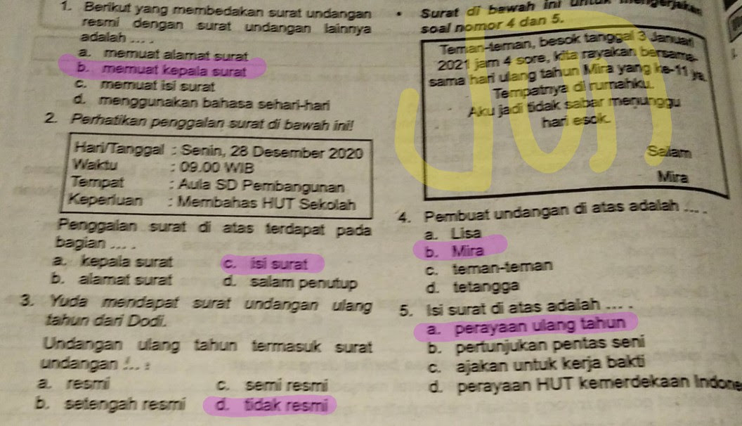 Tetapi, perusahaan juga biasa mengadakan acara tertentu, seperti ulang tahun. Contoh Surat Resmi Undangan Pentas Seni Sekolah Buatlah Surat Undangan Setengah Resmi Dengan Dihiasi Lukisan Daerah Gurune Net Demikian Contoh Surat Resmi Berupa Undangan Dari Pihak Sekolah Ke Orang Tua