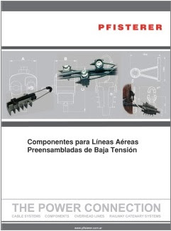 Componentes para Lineas Aéreas Preensambladas de Baja Tensión